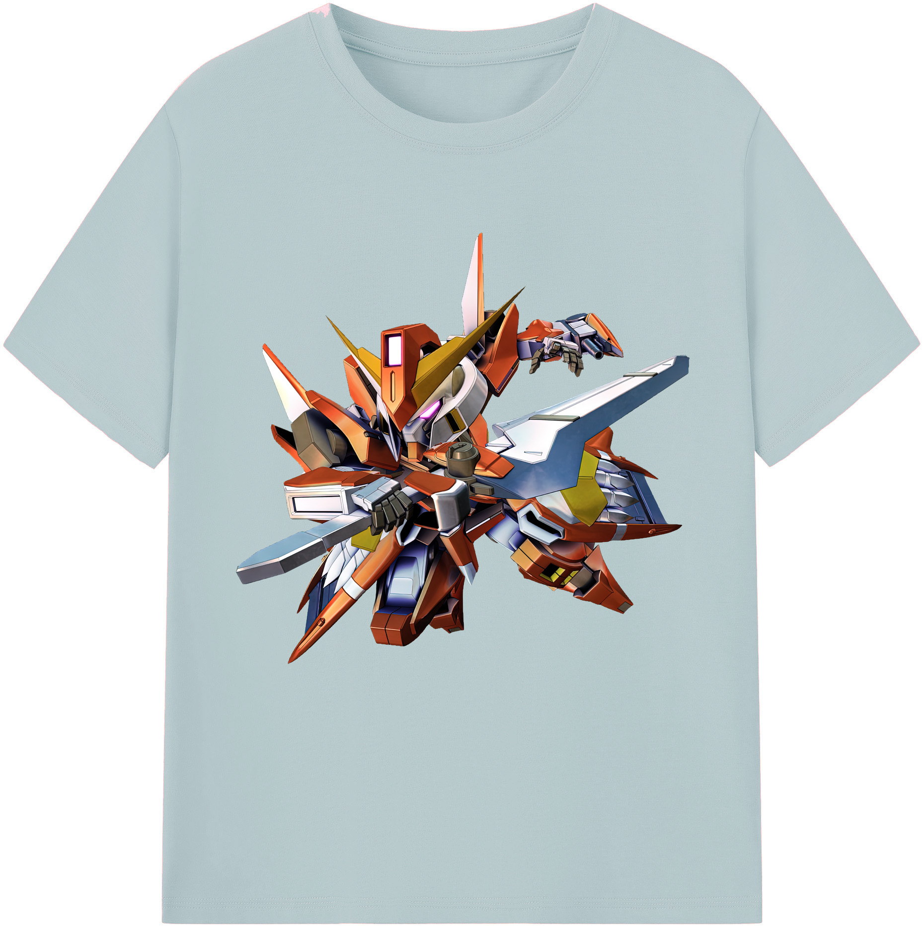 （画像用） 機動戦士ガンダム Mobile Suit Gundam 綿100％半袖Tシャツ（フロントプリント）